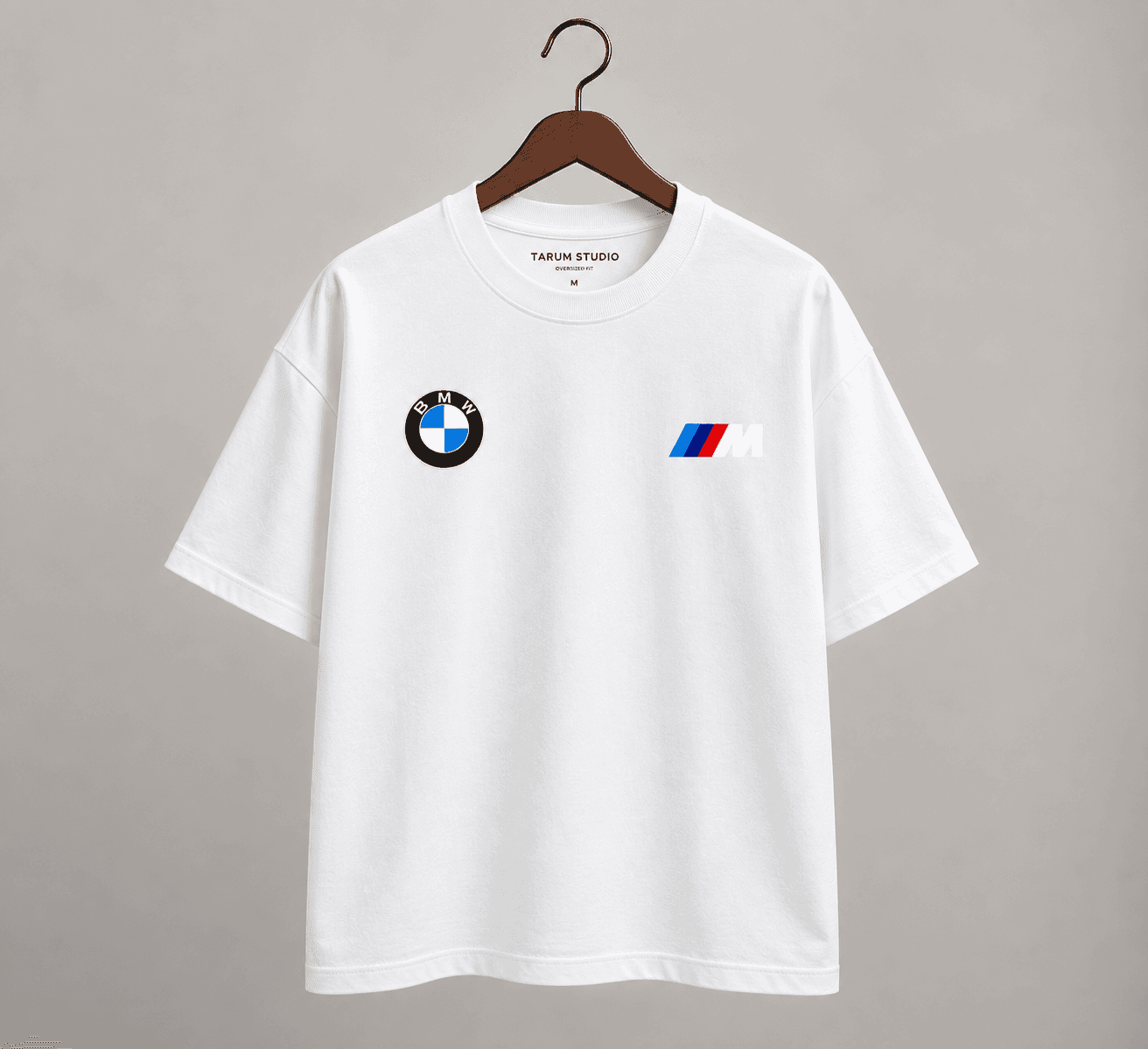 BMW M Graphic Oversized T-Shirt – White